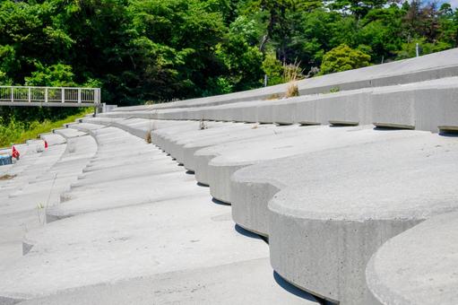 Photo, seawall, breakwater, concrete, 