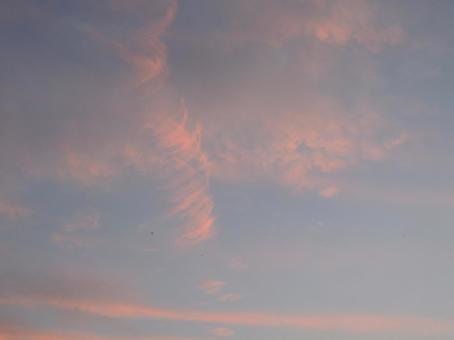 空 夕焼け ピンク 空 夕焼け ピンクの写真