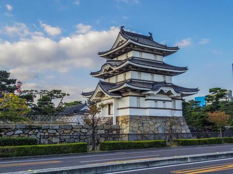 【香川県】高松市・玉藻公園 玉藻公園,高松城跡,高松市の写真素材