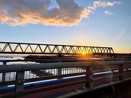夕焼け 夕焼けの写真