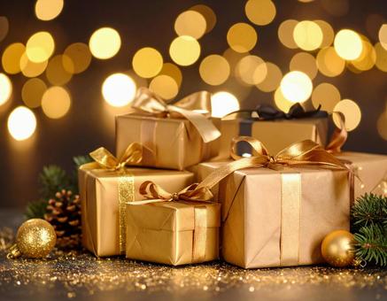 プレゼントボックスの写真素材の写真