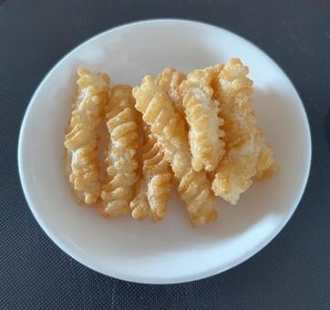 R7.7.17 ひねり揚げわさびマヨ風味 R7.7.17 ひねり揚げわさびマヨ風味 お菓子,ひねり揚げ,わさびの写真素材