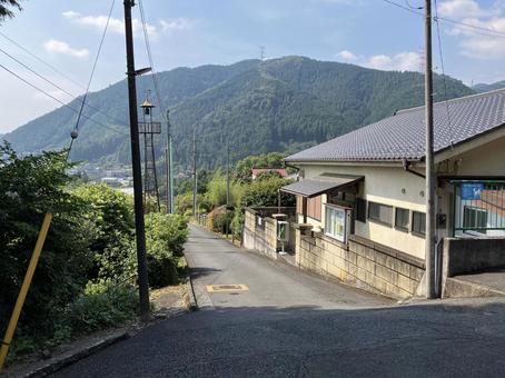 軍畑駅周辺の風景 軍畑駅周辺の風景 軍畑,軍畑駅,駅の写真素材