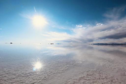 ウユニ塩湖 ウユニ塩湖 風景,景色,海外の写真素材