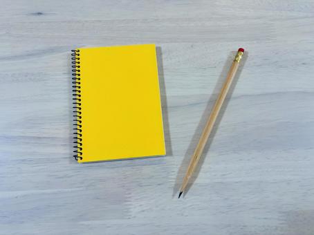 Photo, note, writing utensils, paper, 
