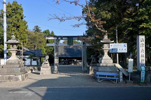 滋賀・近江八幡市 活津彦根神社 鳥居 滋賀・近江八幡市 活津彦根神社 鳥居 活津彦根神社,鳥居,近江八幡の写真素材