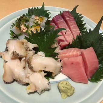 刺身盛り合わせ さっぱり,刺身,刺し盛の写真素材