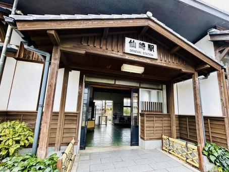 山口県仙崎駅 山口県,仙崎,仙崎駅の写真素材