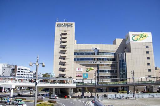 豊田市駅 駅前 街並み 豊田市駅,駅前,街並みの写真素材