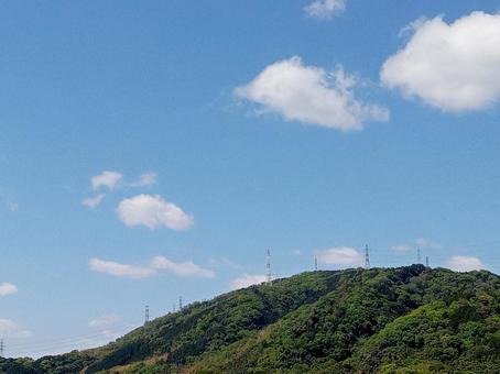 山と空 山と空の写真