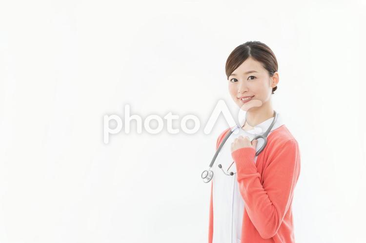 医療イメージ　看護師　 看護師,人物,白衣の写真素材