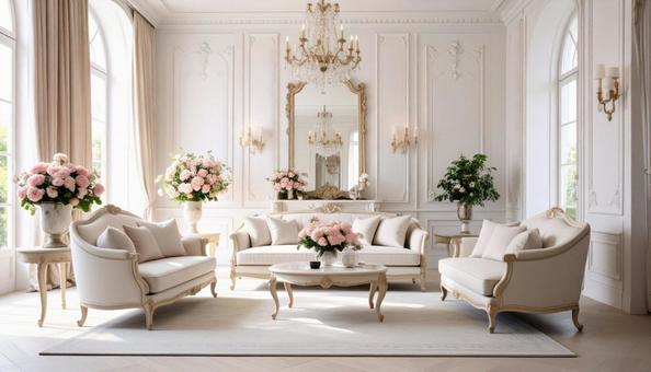 フレンチインテリアの写真