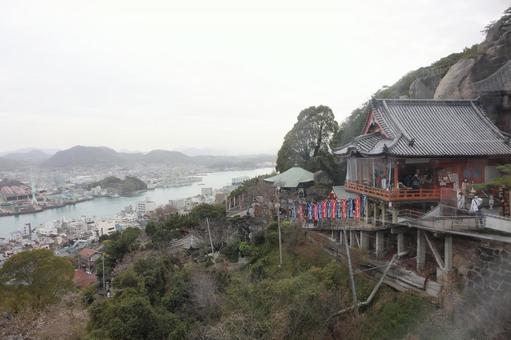 尾道の千光寺公園から見る絶景 尾道の千光寺公園から見る絶景の写真