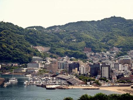 熱海の街並み 熱海の街並みの写真