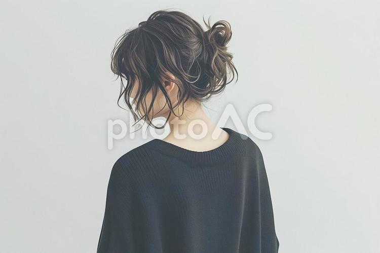 女性の後ろ姿79 女性の後ろ姿79 女性,ai,後ろ姿の写真素材