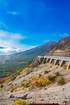 福島県　磐梯吾妻スカイラインの風景 磐梯吾妻スカイライン,福島,福島県の写真素材