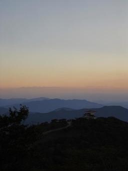 日本の夕焼け 日本の夕焼けの写真