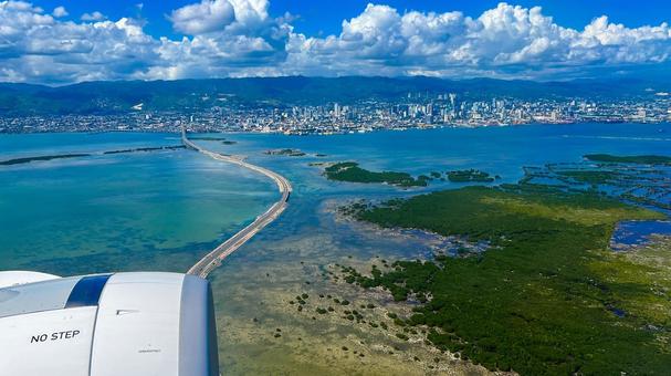 飛行機からの眺め_車窓からの景色_3 飛行機からの眺め_車窓からの景色_3 飛行機,空,眺望の写真素材