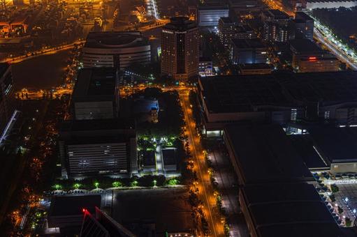 都市夜景 都市夜景 都市夜景,夜景,夜の写真素材