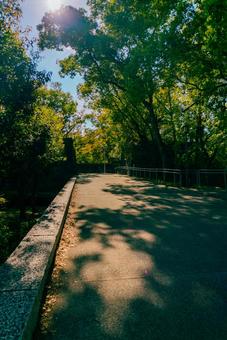 【大阪】大阪城公園駅の街並みの写真