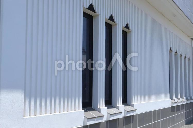 蔵風建物の壁（アップ） 蔵,酒蔵,米蔵の写真素材