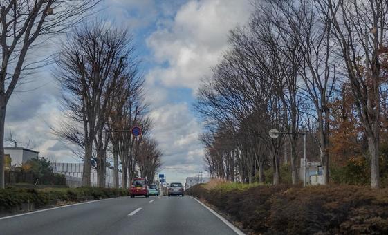 埼玉県ドライブ 埼玉県ドライブ ドライブ,車窓,埼玉県の写真素材