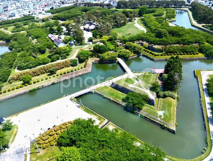 五稜郭 五稜郭,函館,北海道の写真素材