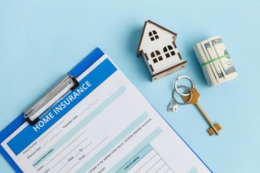 保険モチーフ　防犯意識 保険,契約,申請の写真素材