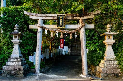 宇賀部神社 宇賀部神社,神社,参拝の写真素材
