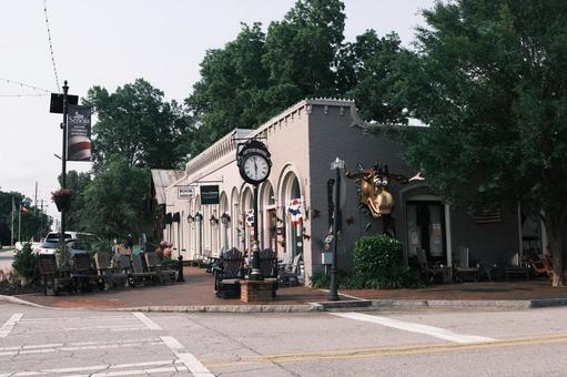 セノイアの街並み セノイアの街並み 海外,アメリカ,街並みの写真素材