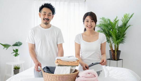 爽やかな日本人カップル 爽やかな日本人カップルの写真