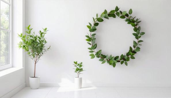 白い部屋 白い部屋の写真