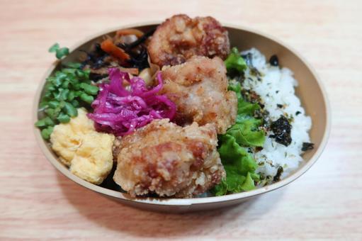 ビッグから揚げ弁当 唐揚げ,鶏,弁当の写真素材