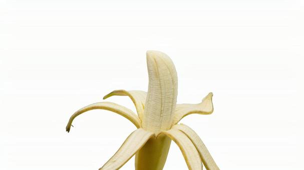 剥いたバナナ(背景透過) 剥いたバナナ(背景透過) バナナ,banana,果物の写真素材