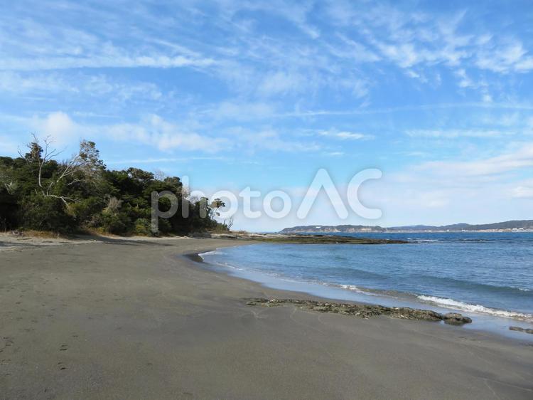 館山市沖ノ島の海岸風景 沖ノ島,海岸,島の写真素材