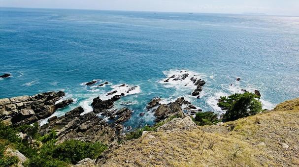 少し怖い海岸 海岸,日本,海の写真素材