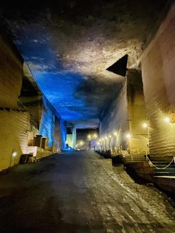 大谷資料館① 大谷資料館① 大谷資料館,大谷石,地下の写真素材