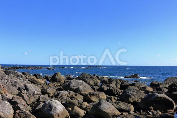 室戸岬の海岸線 風景,室戸岬,海の写真素材
