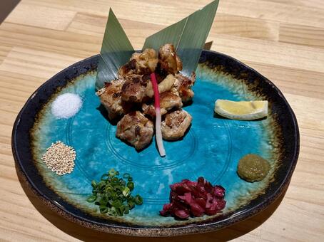 はかた地鶏の炙り焼き 地鶏,炙り焼き,鶏肉の写真素材