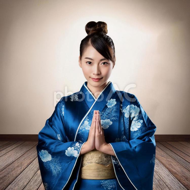 中華服を着ている女性_4 女性,女の人,女の写真素材