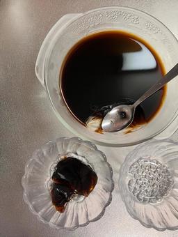 手作りコーヒーゼリー 手作りコーヒーゼリーの写真