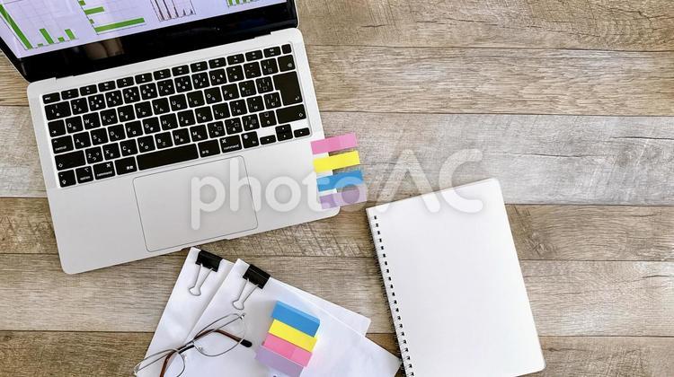 ビジネスイメージ　コピースペース ビジネスイメージ,資料,書類の写真素材