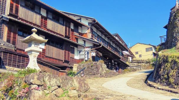 馬籠宿 馬籠宿,観光地,旅行の写真素材