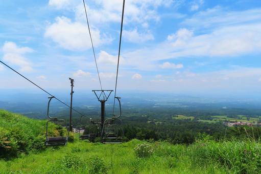 【鳥取県】大山桝水高原天空リフト 【鳥取県】大山桝水高原天空リフト 風景,大山,鳥取の写真素材