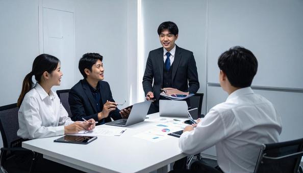 ビジネスシーン　会議　商談の写真