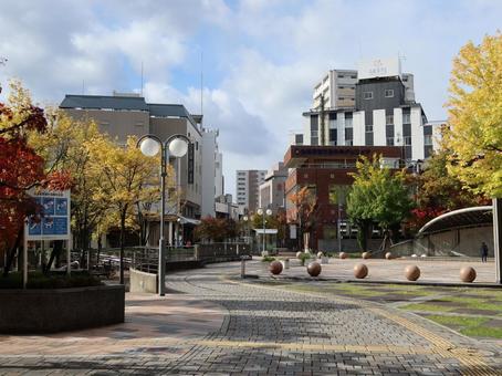 弘前駅前 えきどてプロムナード えきどてプロムナード,弘前駅,駅前の写真素材