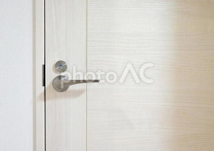 住宅のトイレのドア トイレ,ドア,住宅の写真素材