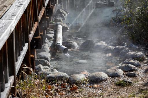 奥日光湯元の温泉湧出地 奥日光湯元の温泉湧出地の写真
