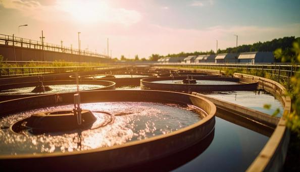排水処理場 排水処理場の写真