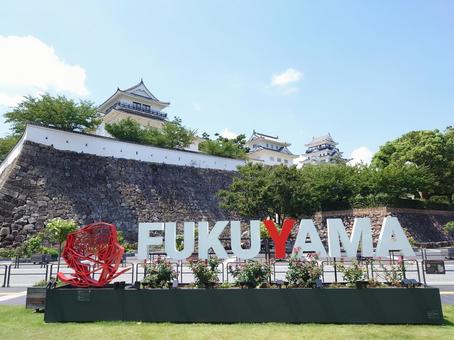 福山城 福山城,モニュメント,城の写真素材